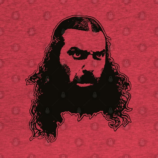 Bruiser Brody (negative space) by BludBros